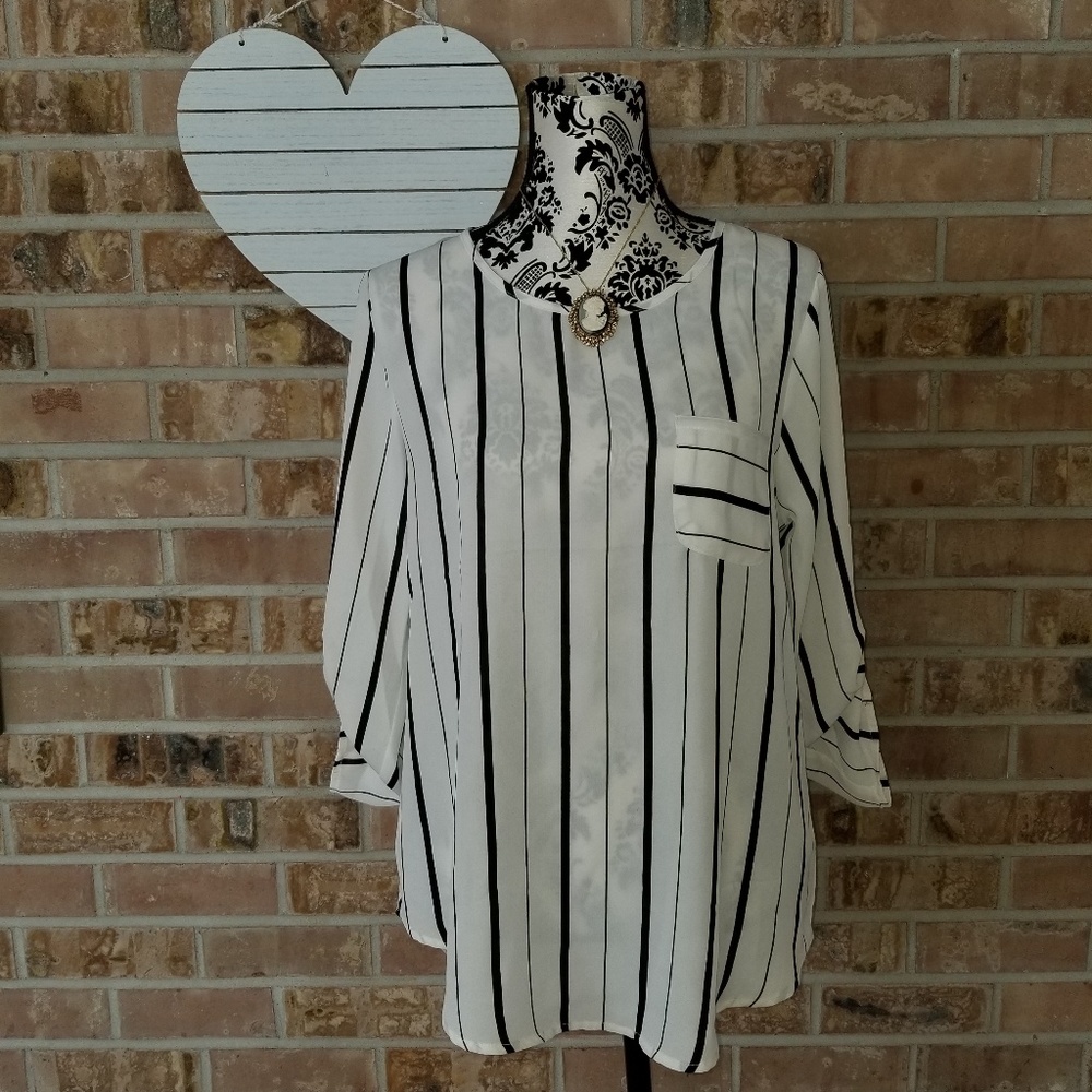 Brand new, with tags! Awesome blouse!!